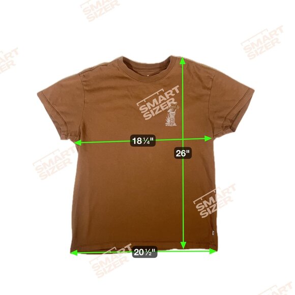 Katin By Kanvas "Easy Does It" Womens T-Shirt SZ S Brown 100% Organic Cotton - Picture 3 of 9